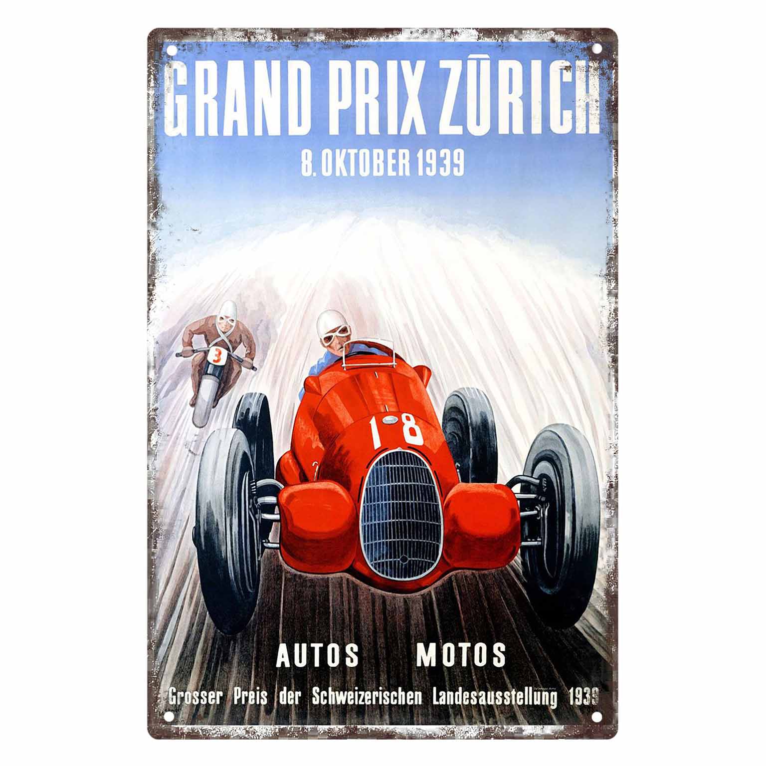 Home Decor Zurich - 2D FLAT 1pc Grand Prix Zurich