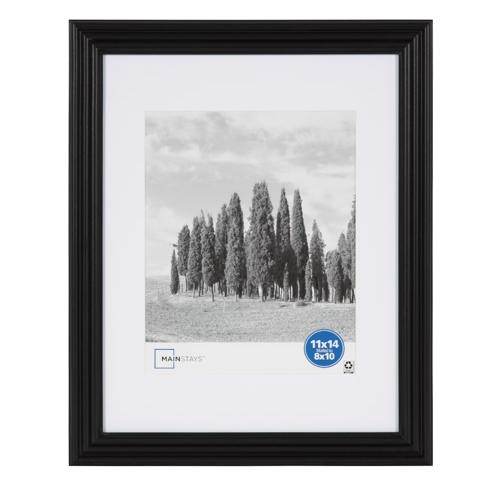 Bamboo Photo Frame - Bingkai Foto 8x10 Hitam dengan Alas