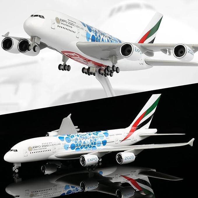 Home Decor Expo - Model Pesawat Terbang Diecast Resin A380