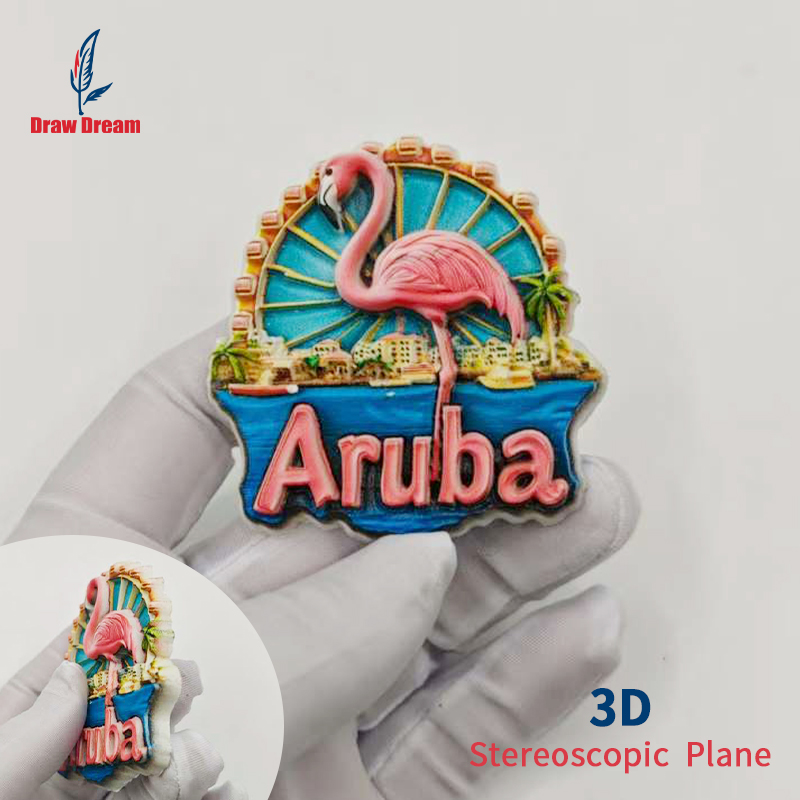 Home Decor Netherlands - 1 Buah Magnet Kulkas 3D Belanda