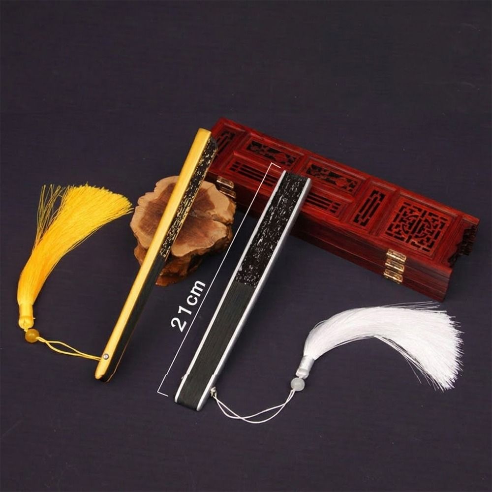 Bamboo Photo Frame - Kipas Lipat Portabel 6 inci dengan