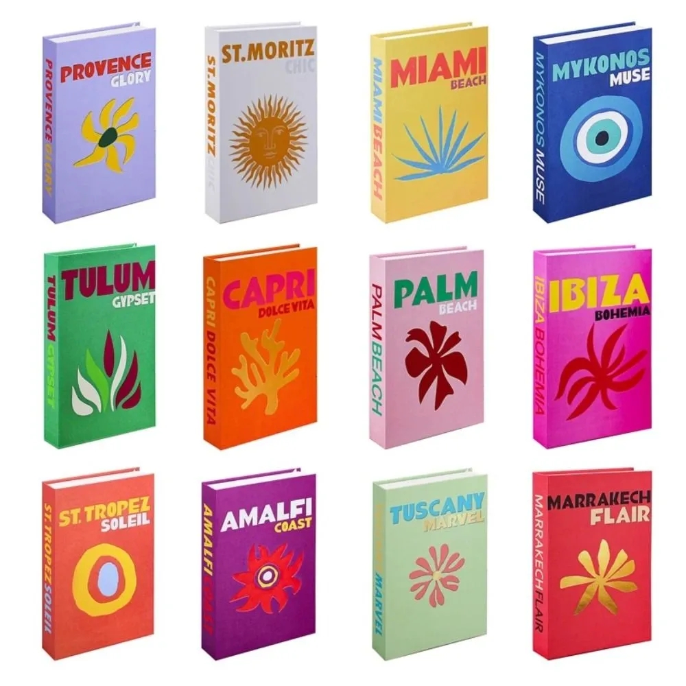 Home Decor Magazine - Buku palsu gaya liburan tidak terbuka