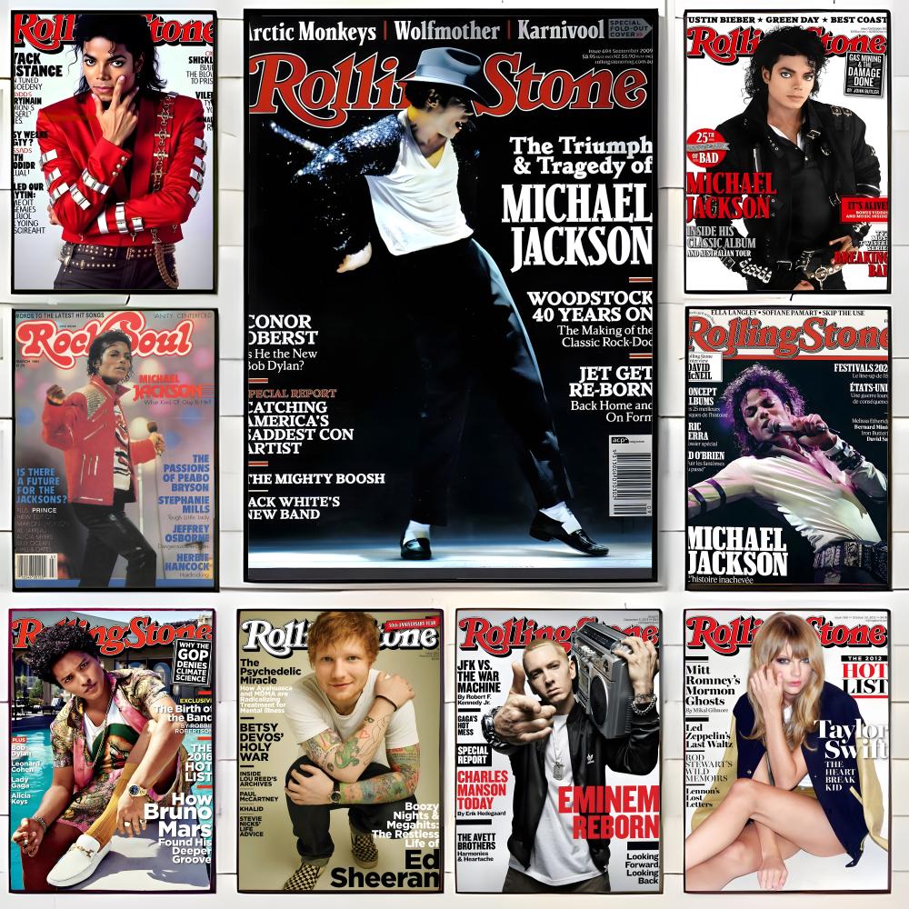 Home Decor Magazine - Majalah Musik Rolling Stone Poster Seni