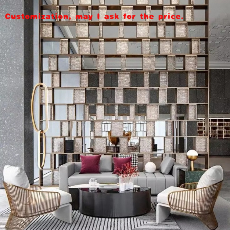 Room Divider Screen - Partisi Pembatas Ruangan Modern dari Baja