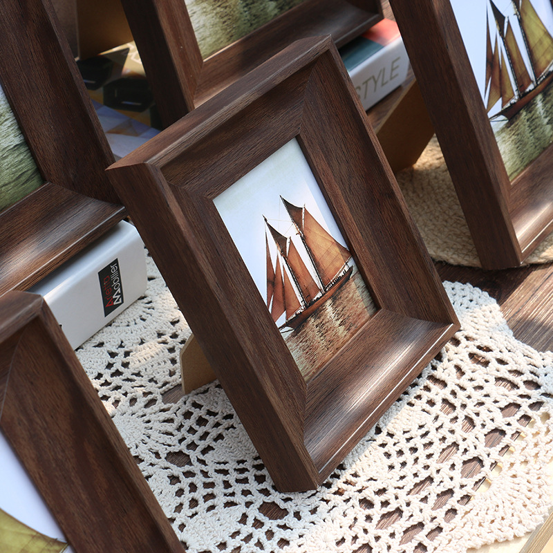 Bamboo Photo Frame - Bingkai Foto Resin Antik Bingkai Pajangan