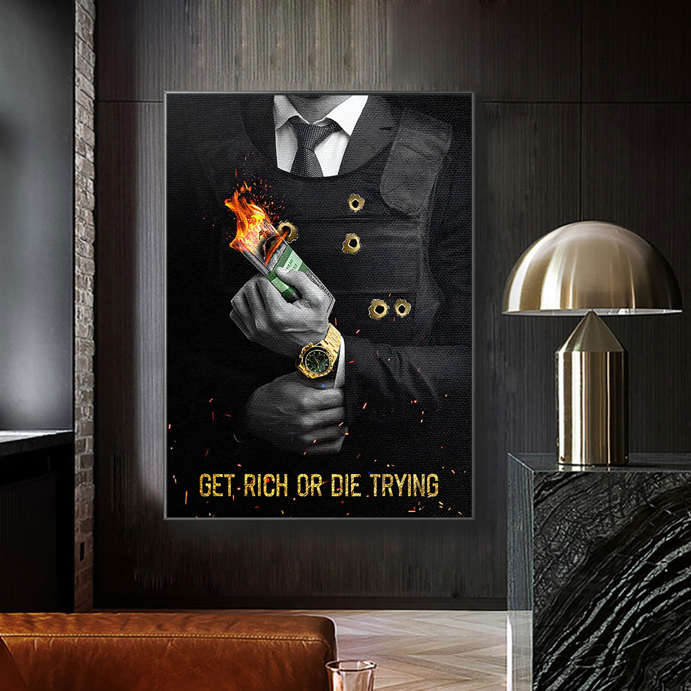 Home Decor Quotes On Wall - Kutipan Memotivasi Menjadi Kaya atau Mati