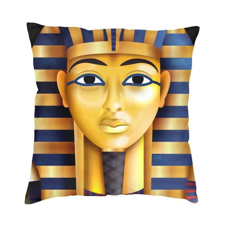 Home Decor Egypt - Sarung Bantal Lempar Kotak Raja Firaun
