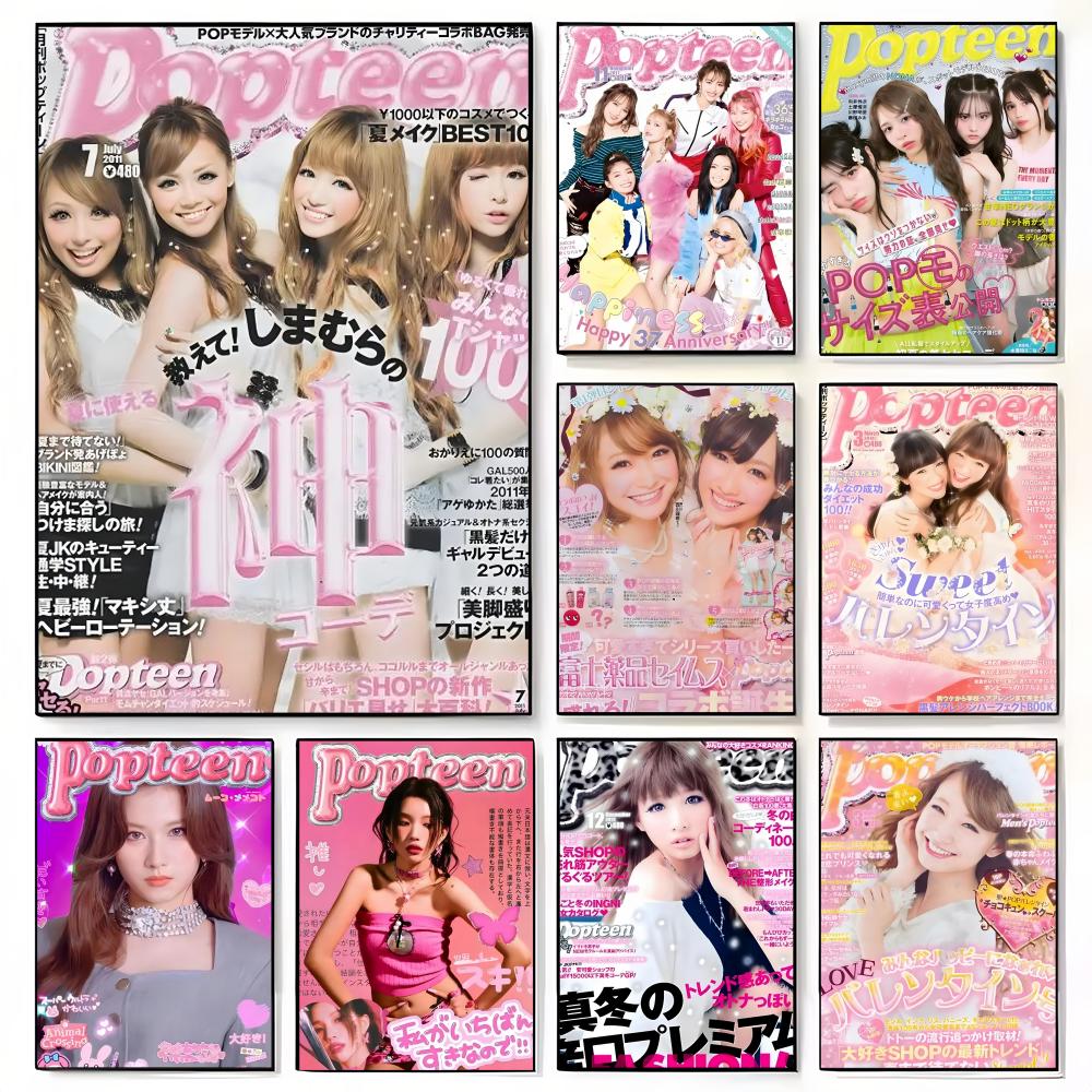 Home Decor Magazine - p-popteen Fashion_Magazine Poster Seni Dinding Dekoratif