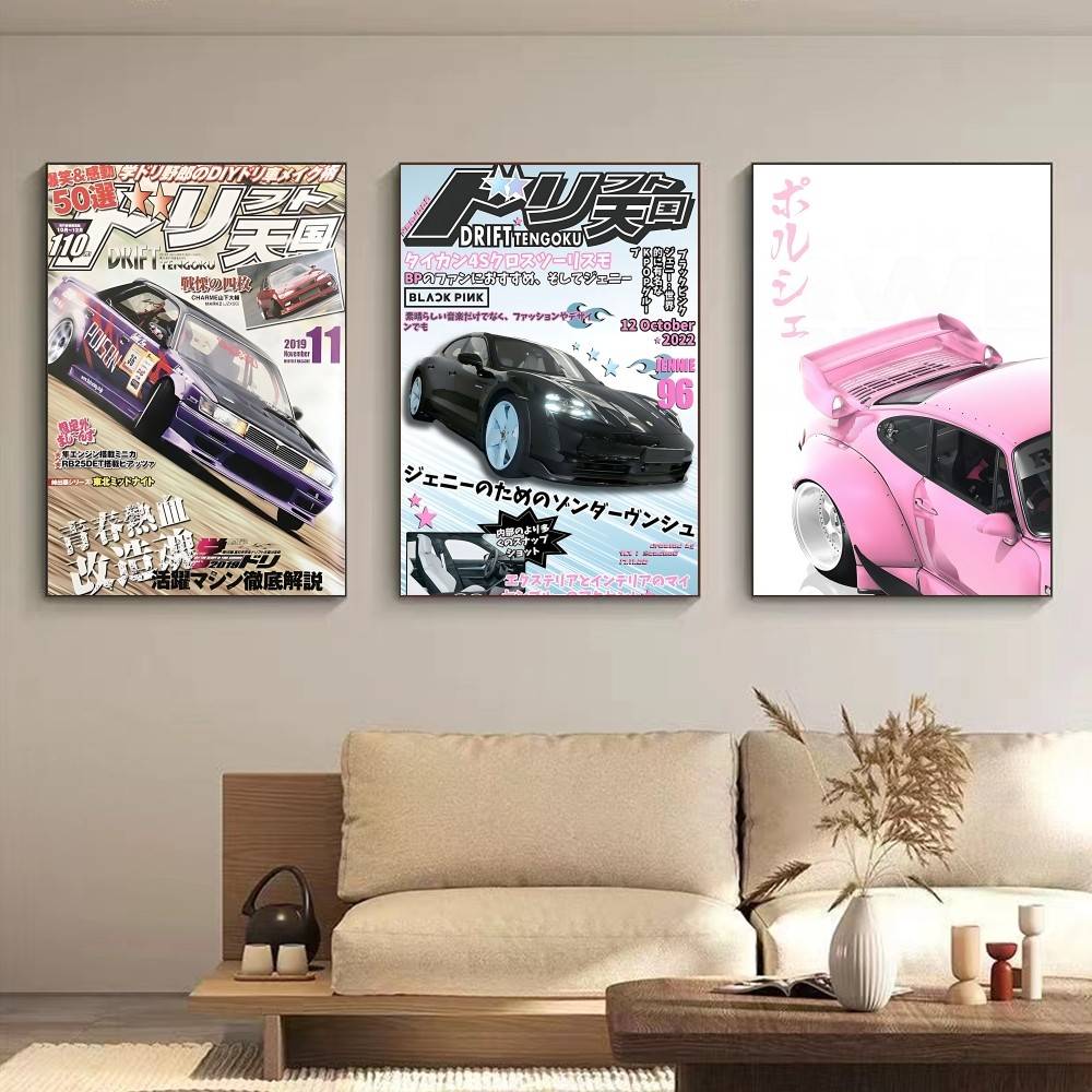 Poster Majalah Mobil Balap Jep - Home Decor Magazine ulasan dan harga