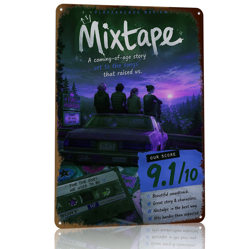 Poster Cetak Tekstur 3D Mixtap - Review Home Decor ulasan dan harga