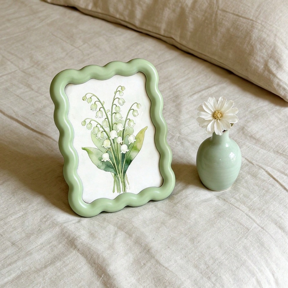 Bingkai Foto Meja dengan Tepi  - Bamboo Photo Frame ulasan dan harga