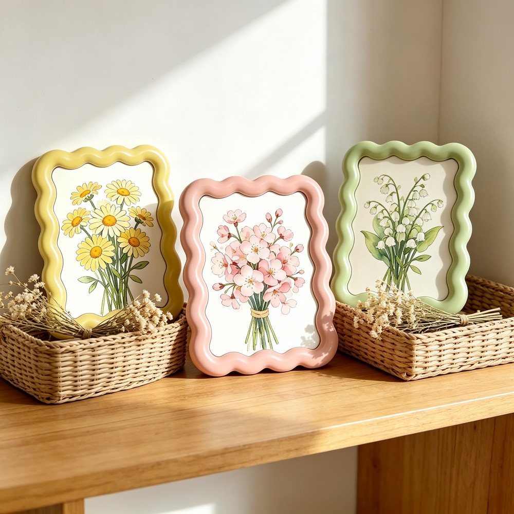 Bingkai Foto Meja dengan Tepi  - Bamboo Photo Frame ulasan dan harga