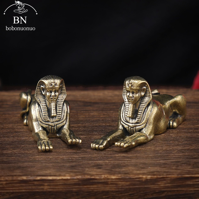Patung Sphinx Mesir Tembaga Re - Home Decor Egypt ulasan dan harga