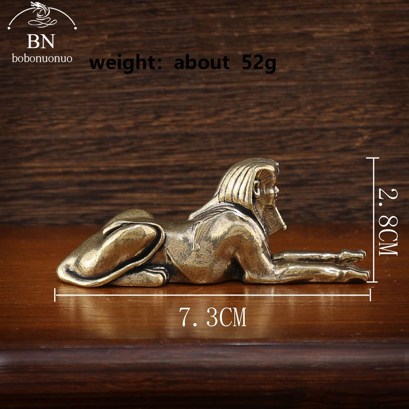 Patung Sphinx Mesir Tembaga Re - Home Decor Egypt ulasan dan harga