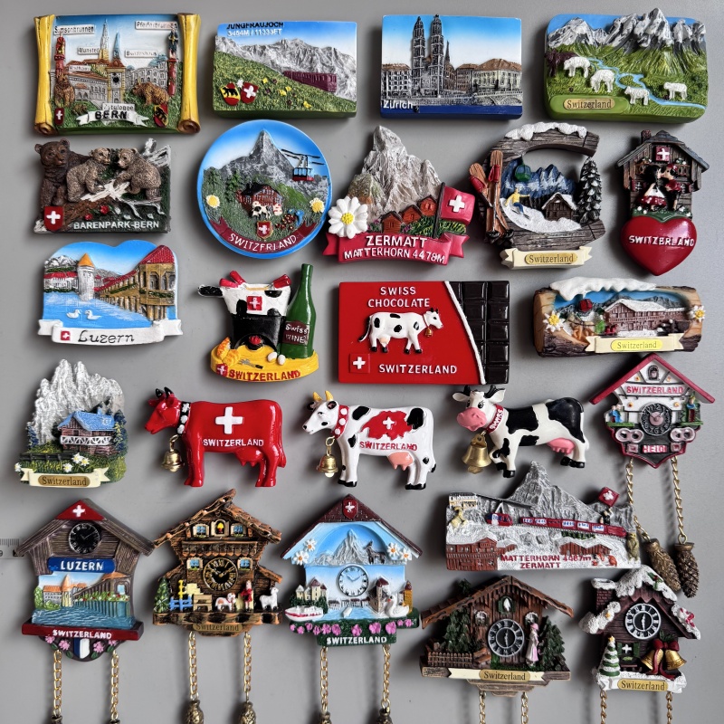 Magnet Kulkas Swiss Bern Zuric - Home Decor Zurich ulasan dan harga