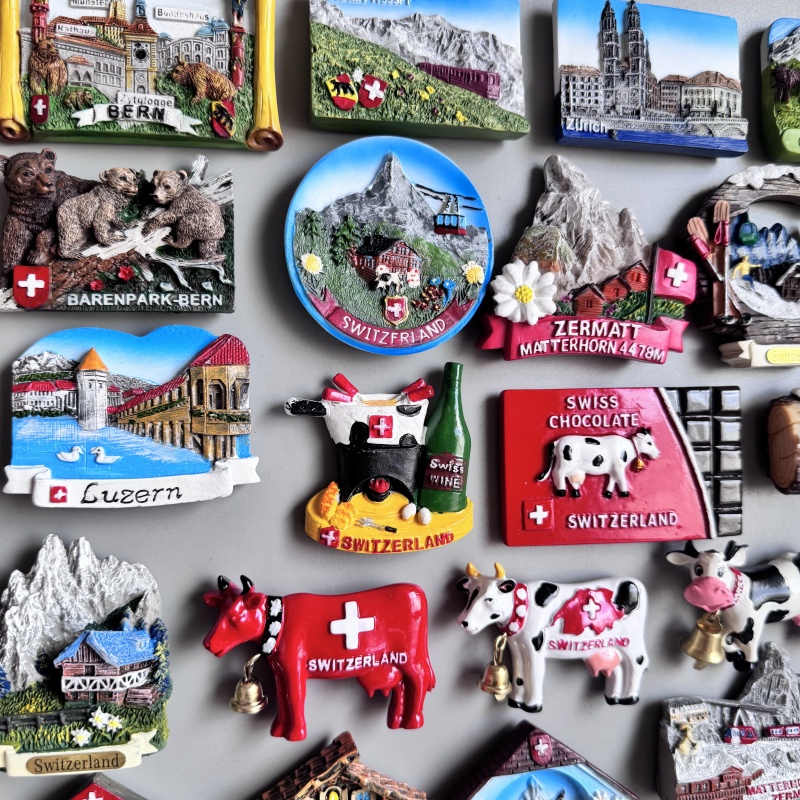 Magnet Kulkas Swiss Bern Zuric - Home Decor Zurich ulasan dan harga