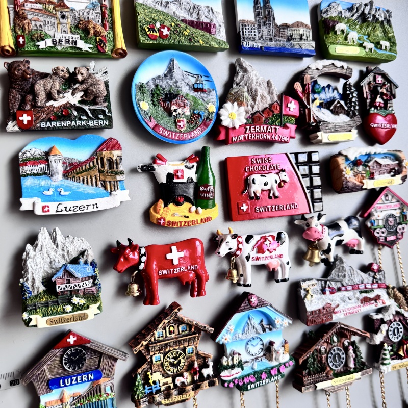 Magnet Kulkas Swiss Bern Zuric - Home Decor Zurich ulasan dan harga
