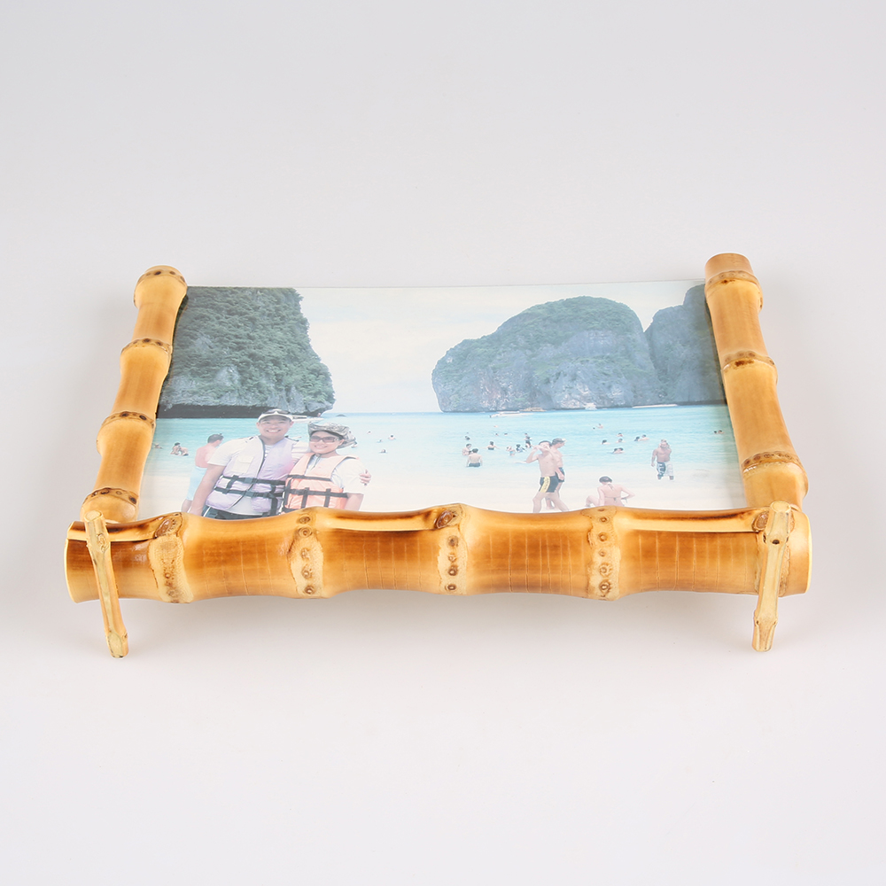 Nilerun Desain Baru Kreatif Bu - Bamboo Photo Frame ulasan dan harga