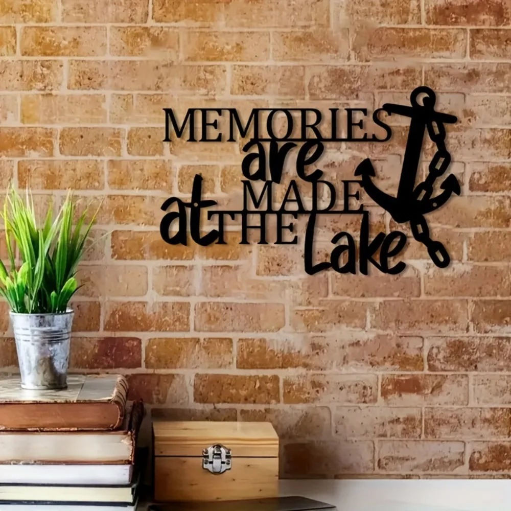 Seni Dinding Jangkar Besi Hita - Home Decor Nautical ulasan dan harga