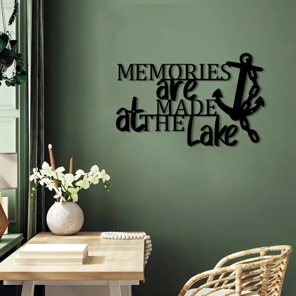 Seni Dinding Jangkar Besi Hita - Home Decor Nautical ulasan dan harga
