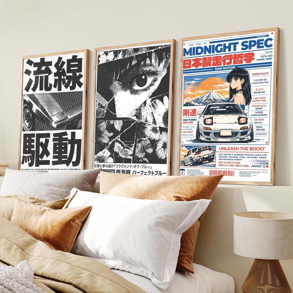 Lukisan Kaligrafi Gaya Japandi - Home Decor Japandi Style ulasan dan harga