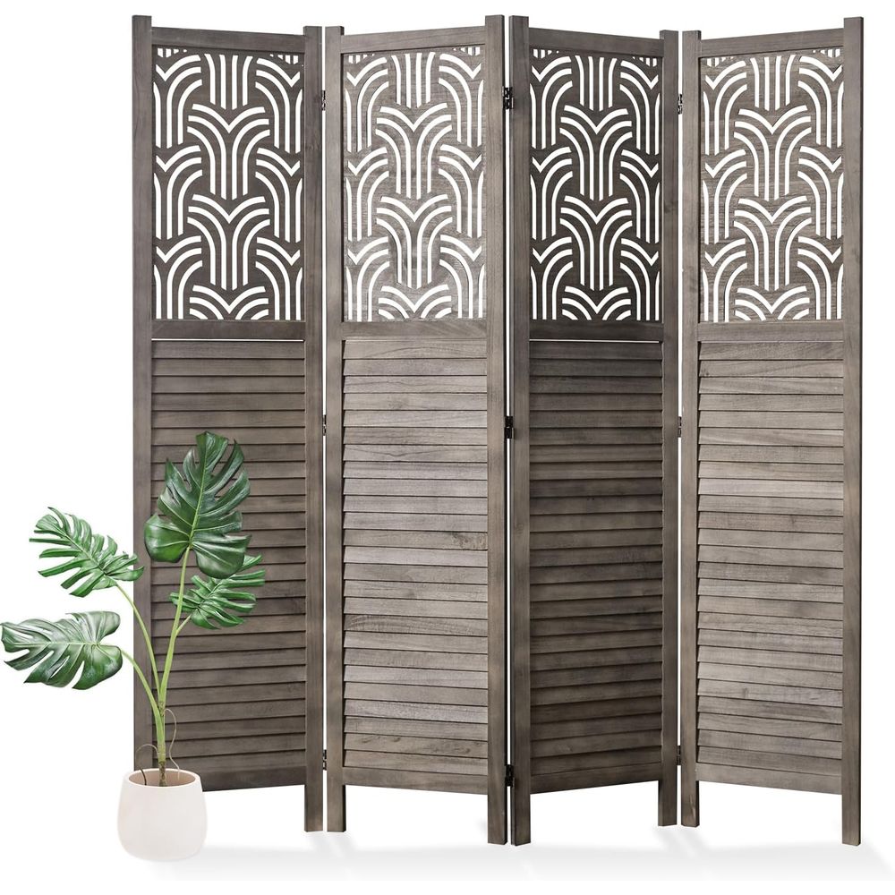 66.9 Pembatas Ruangan Kayu Uki - Room Divider Screen ulasan dan harga