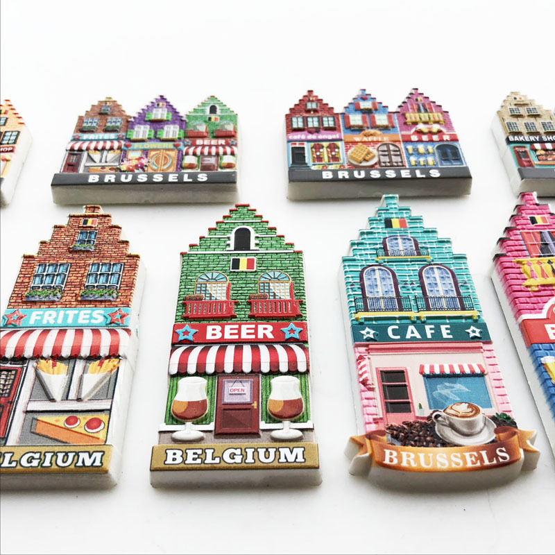 Rumah Belanda UV Cetak Resin M - Home Decor Netherlands ulasan dan harga