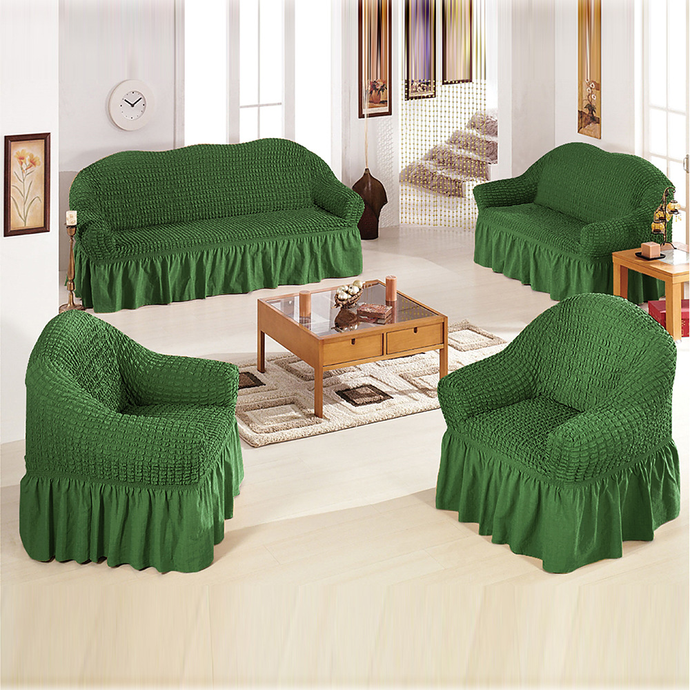 Sarung Sofa Seersucker elastis - Home Decor Fallout 4 ulasan dan harga