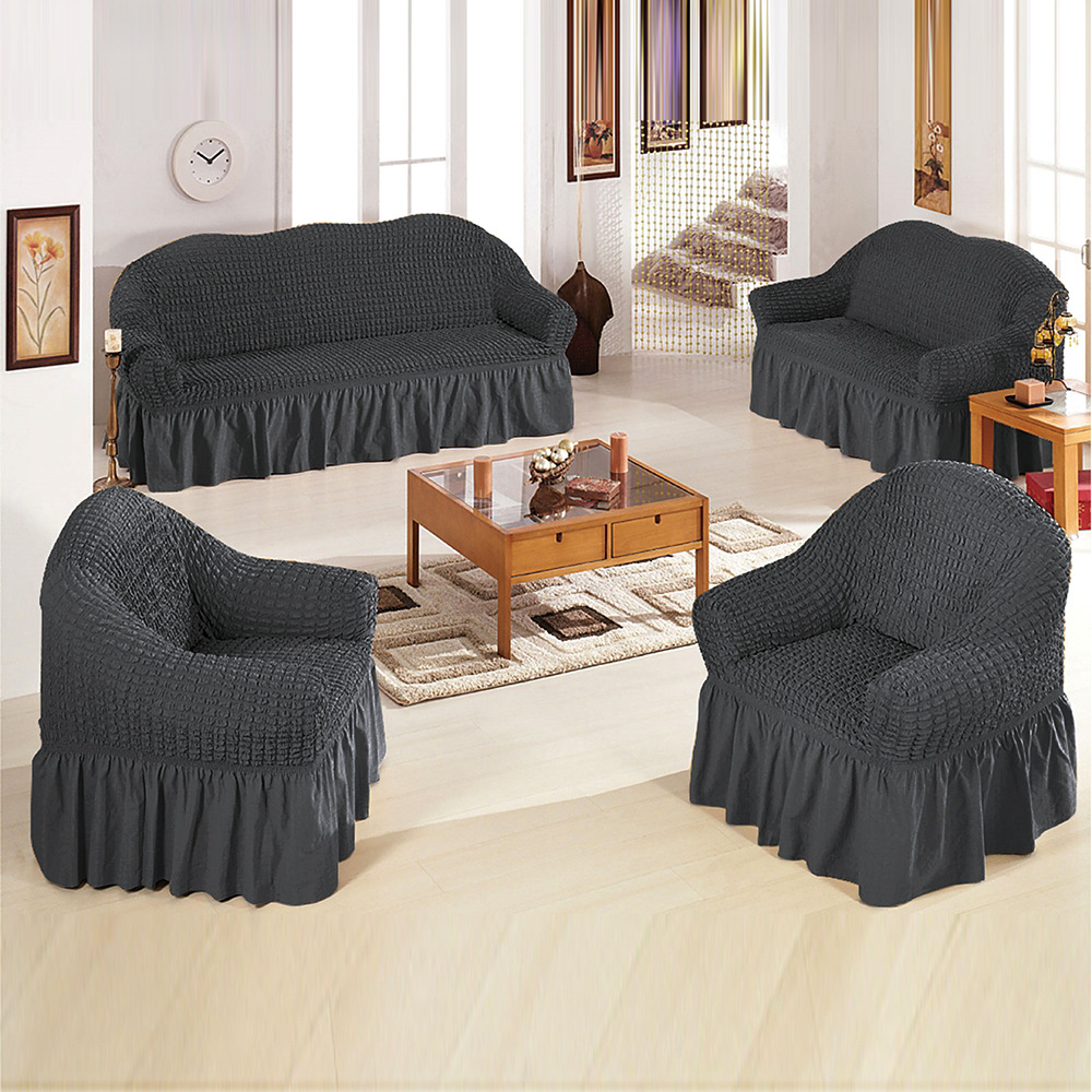 Sarung Sofa Seersucker elastis - Home Decor Fallout 4 ulasan dan harga