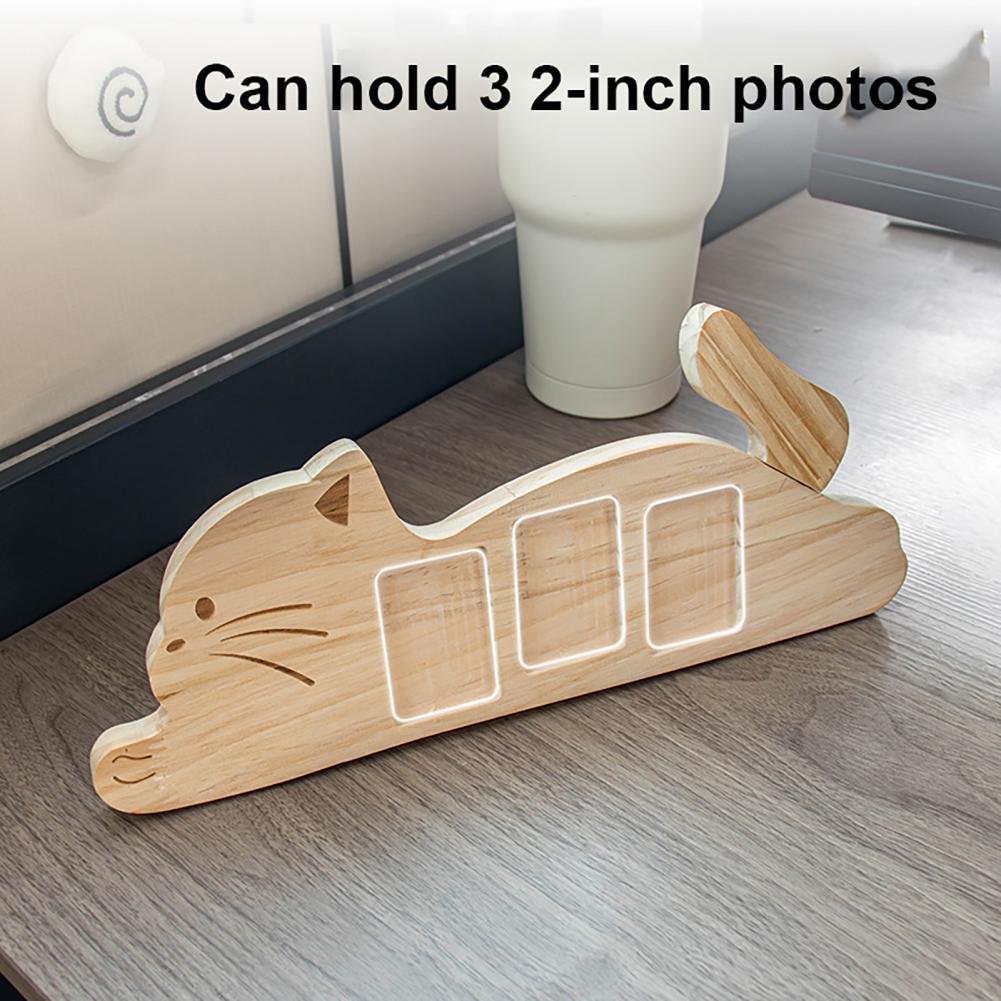 Bingkai Foto Ekor Kucing yang  - Bamboo Photo Frame ulasan dan harga
