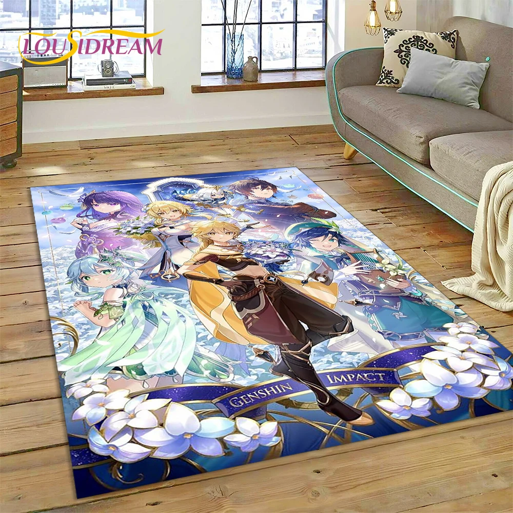 Karpet Permainan Kartun Genshi - Home Decor Games Online Free ulasan dan harga