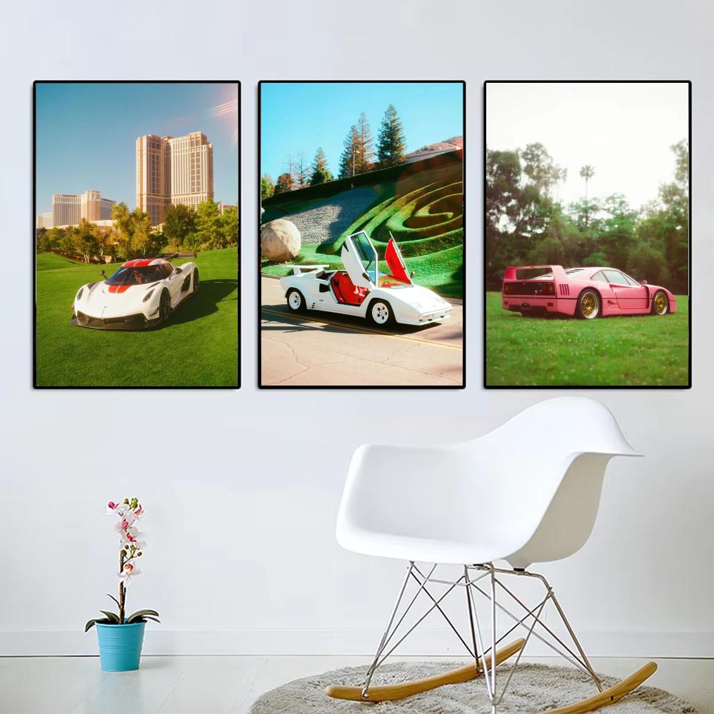 Poster Mobil Mewah Chazzydawg  - Home Decor Japandi Style ulasan dan harga
