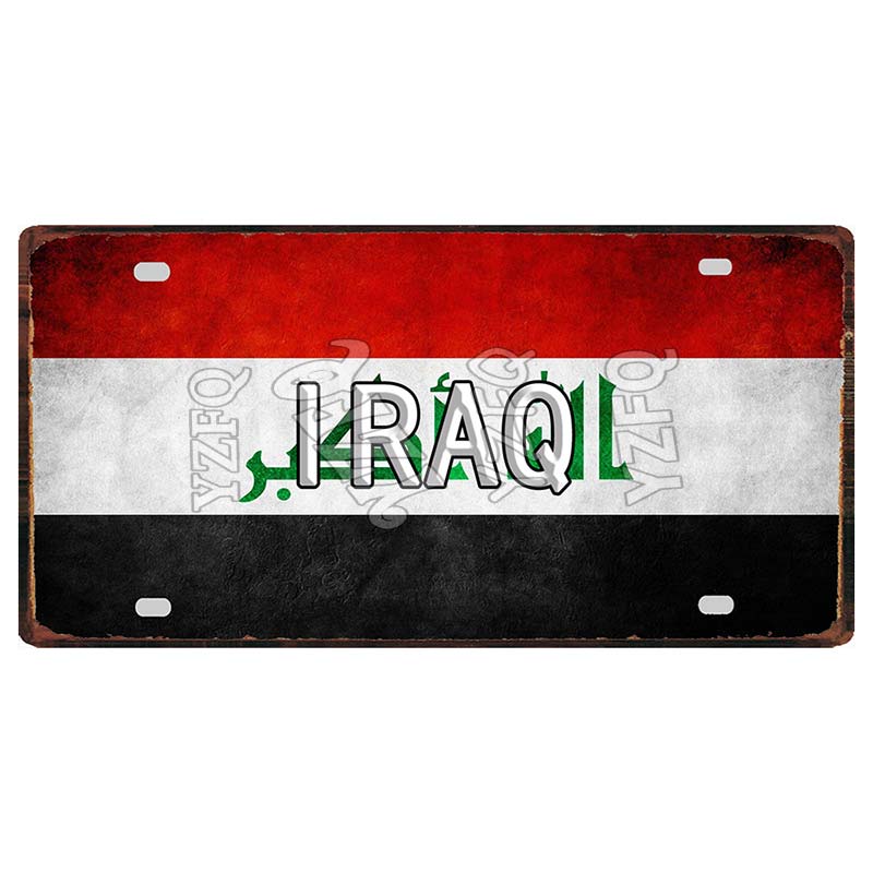 【YZFQ 】 30X15Cm Tanda Logam Zu - Home Decor Zurich ulasan dan harga