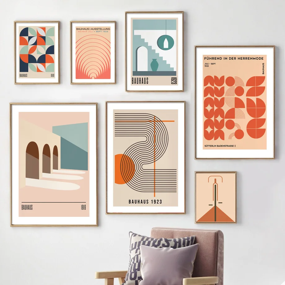 Seni Dinding Kanvas Bauhaus Ex - Home Decor Expo ulasan dan harga
