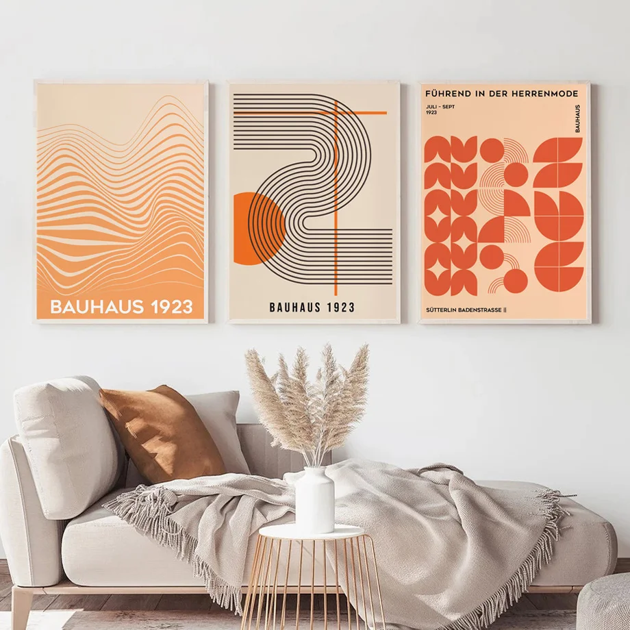 Seni Dinding Kanvas Bauhaus Ex - Home Decor Expo ulasan dan harga