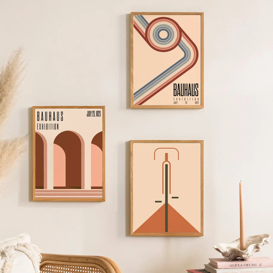 Seni Dinding Kanvas Bauhaus Ex - Home Decor Expo ulasan dan harga