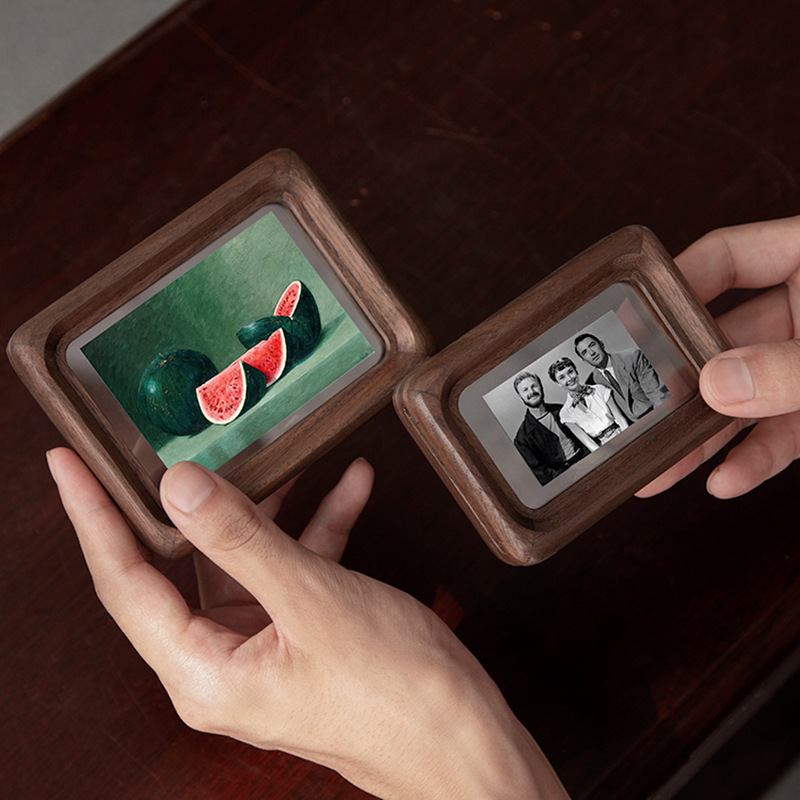 Bingkai Foto Transparan Dua Si - Bamboo Photo Frame ulasan dan harga