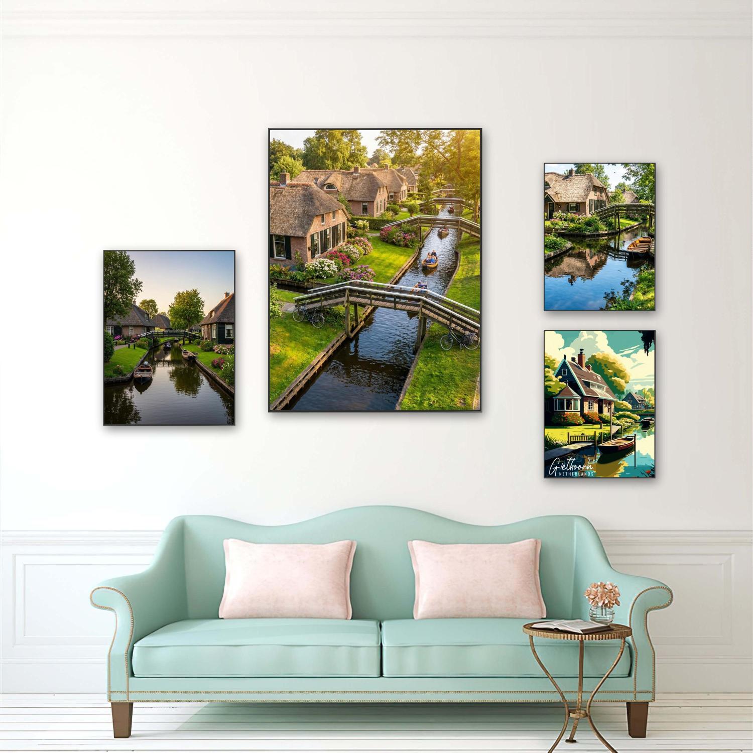 Lukisan Berlian DIY Belanda Gi - Home Decor Netherlands ulasan dan harga
