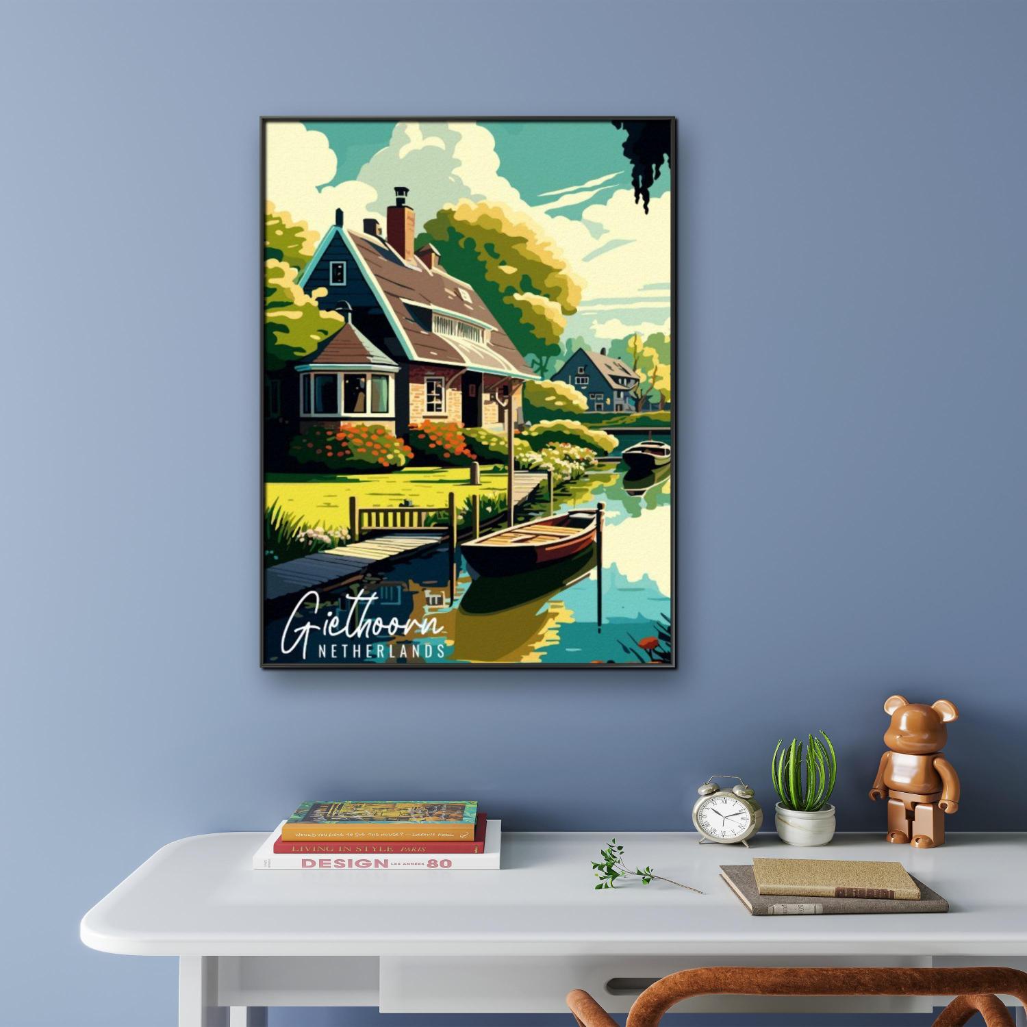 Lukisan Berlian DIY Belanda Gi - Home Decor Netherlands ulasan dan harga