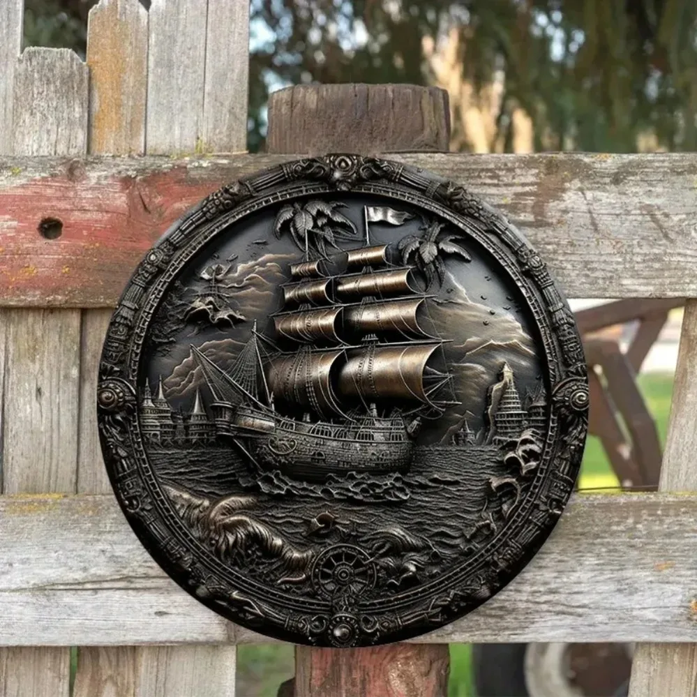 Seni Dinding Kapal Bajak Laut  - Home Decor Nautical ulasan dan harga