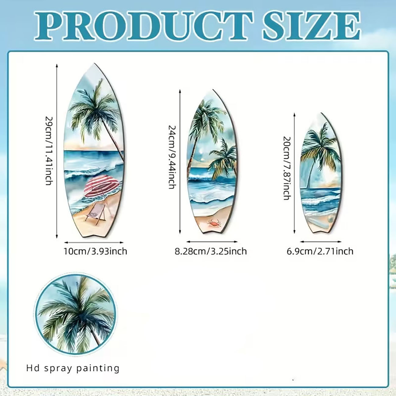 3pcs Set Hiasan Dinding Kayu P - Home Decor Nautical ulasan dan harga