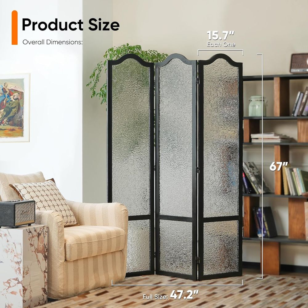 Pembatas Ruangan Akrilik 3 Pan - Room Divider Screen ulasan dan harga