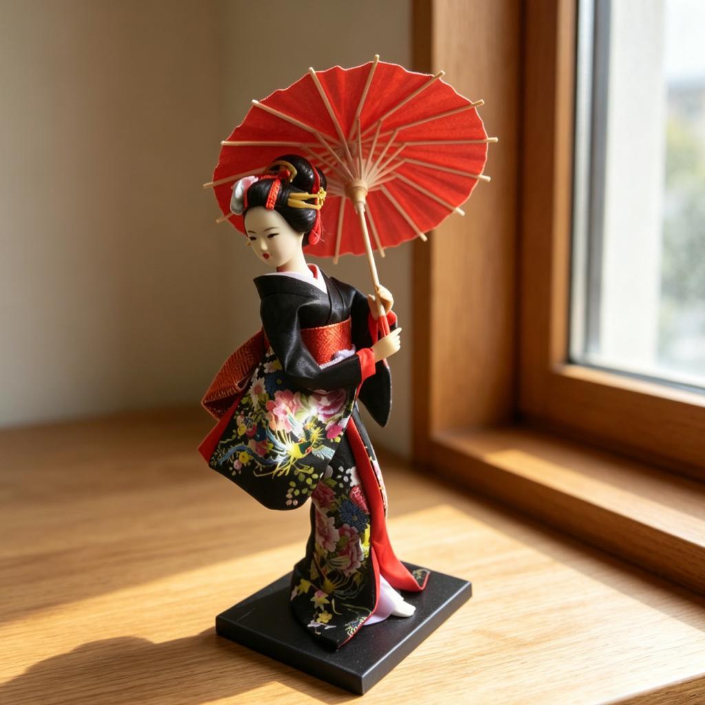 Patung Geisha Jepang Dekoratif - Home Decor Japandi Style ulasan dan harga