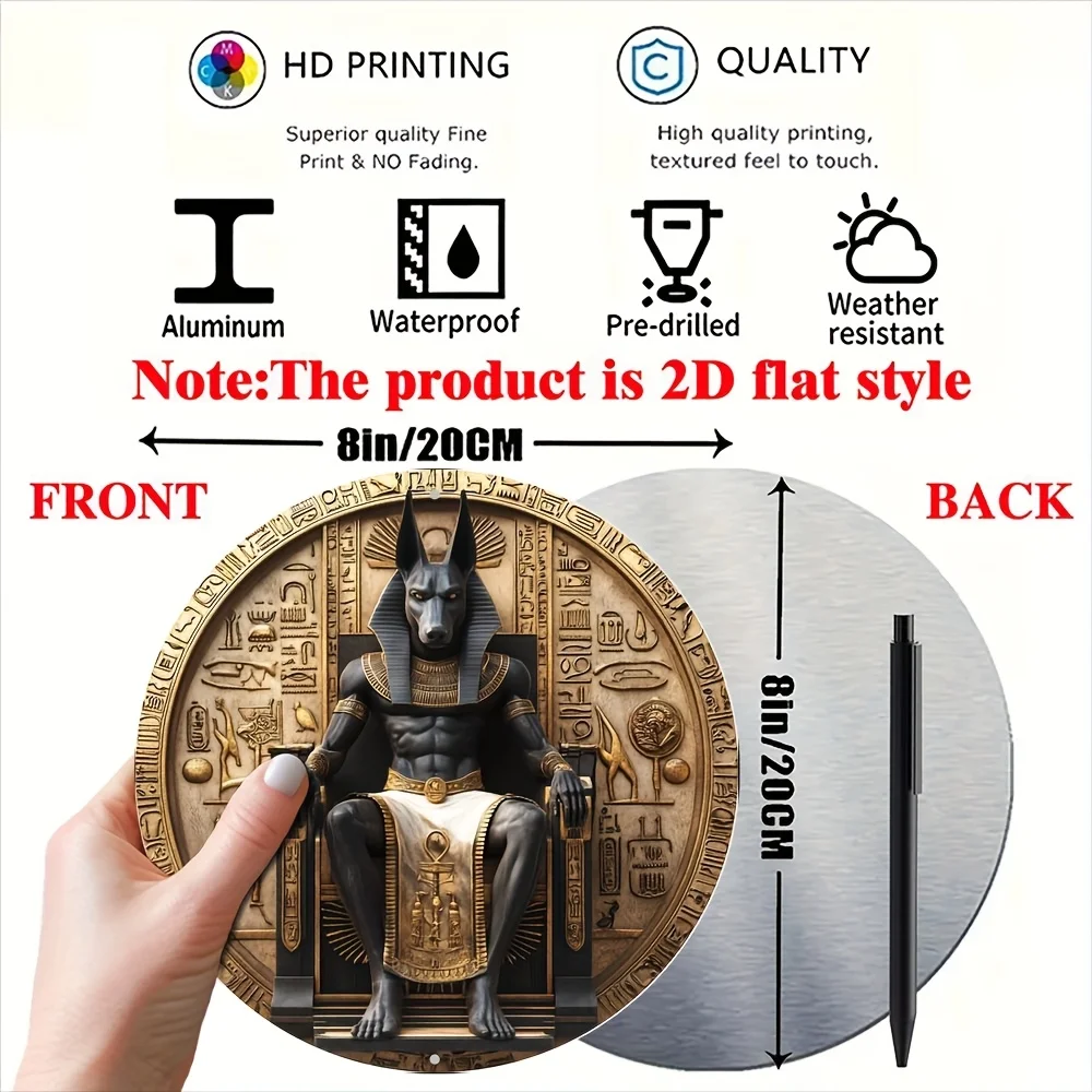 Papan Logam Bulat Antik Gambar - Home Decor Egypt ulasan dan harga