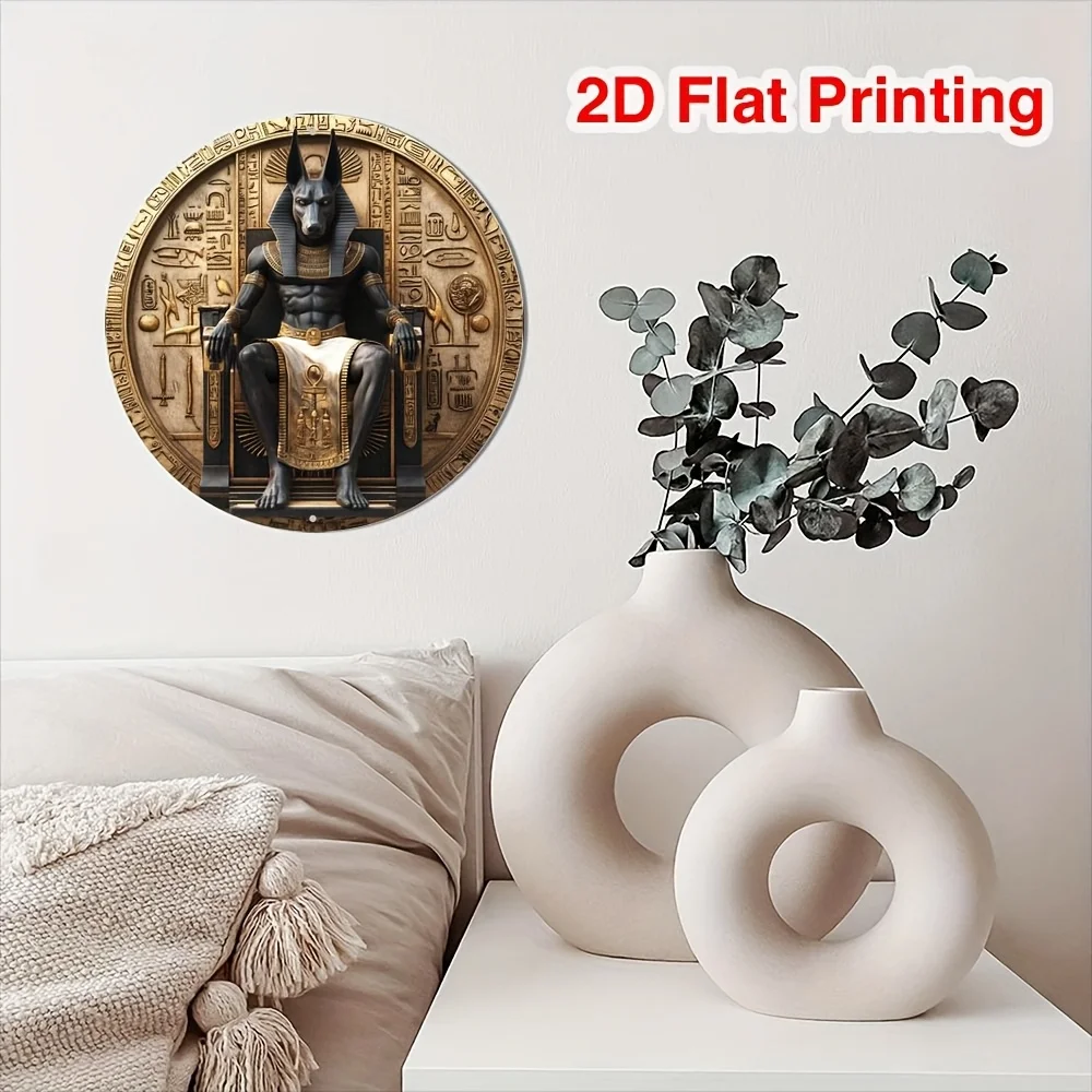 Papan Logam Bulat Antik Gambar - Home Decor Egypt ulasan dan harga