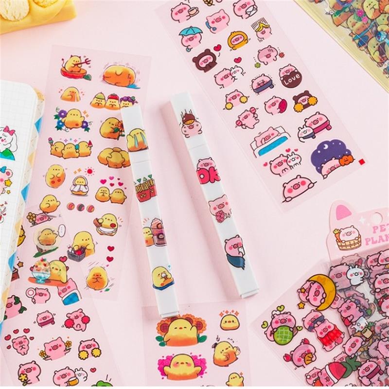 10 Buah/Pak Stiker Hewan Kartu - Home Decor Magazine ulasan dan harga