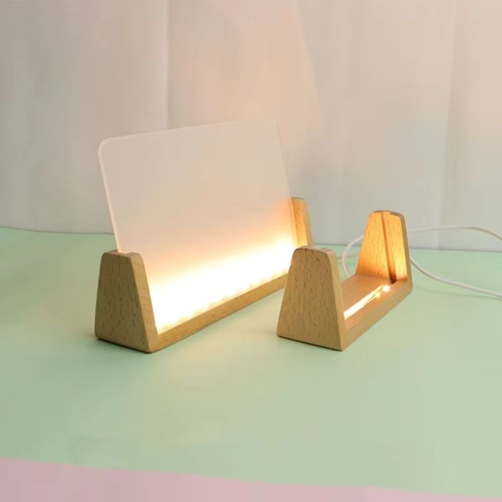 Bingkai Foto Berlampu Desain U - Bamboo Photo Frame ulasan dan harga