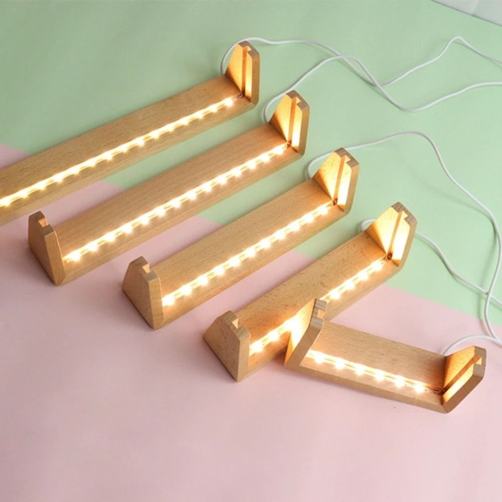 Bingkai Foto Berlampu Desain U - Bamboo Photo Frame ulasan dan harga
