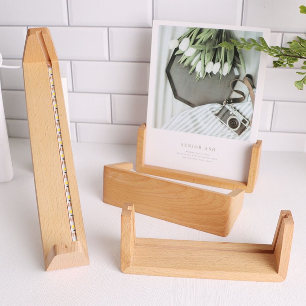Bingkai Foto Berlampu Desain U - Bamboo Photo Frame ulasan dan harga