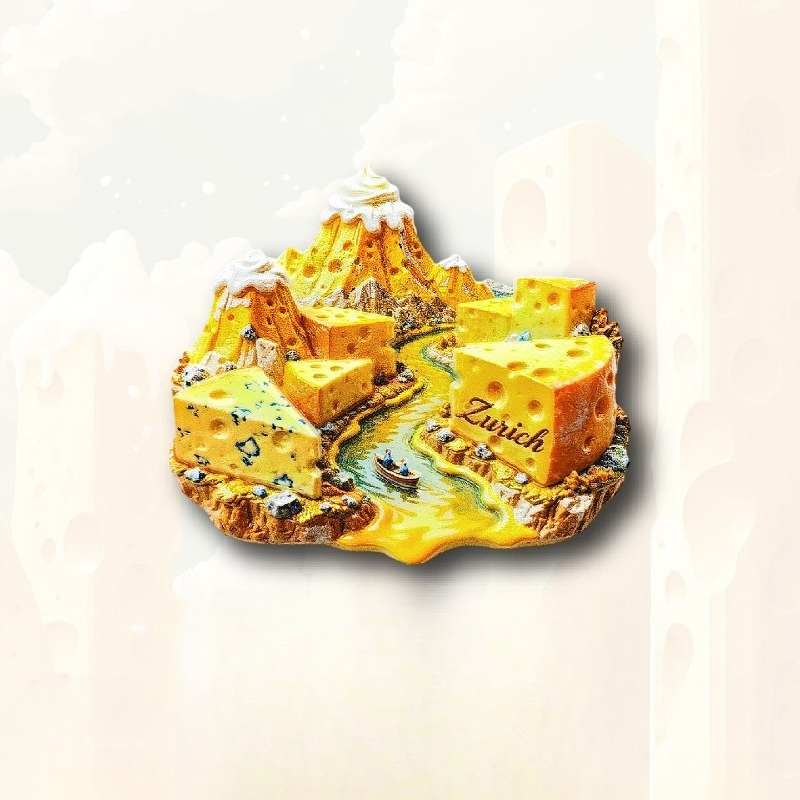 Magnet Kulkas Keju Zurich - Su - Home Decor Zurich ulasan dan harga
